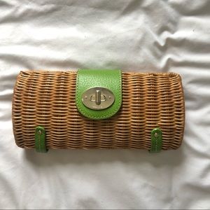 GORGEOUS Kate Spade Wicker Clutch